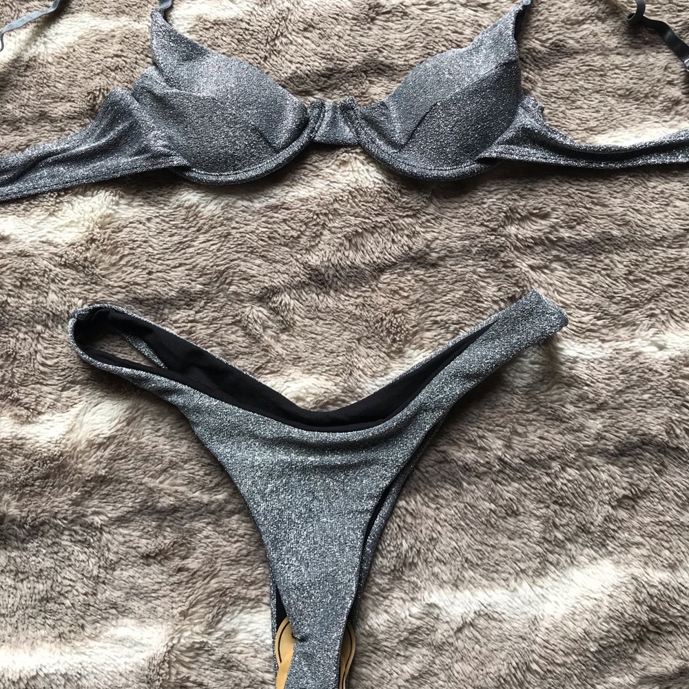 High leg bikini set